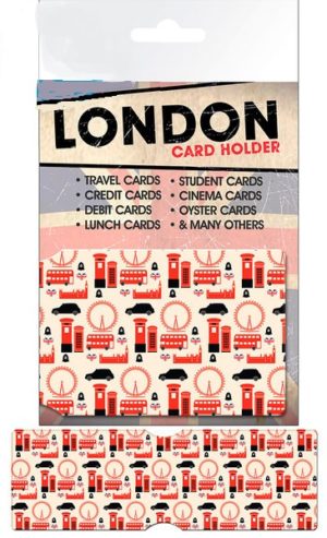 London Pattern Card Holder