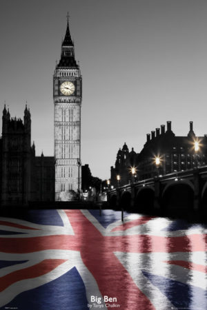 London Big Ben by Tanya Chalkin Poster