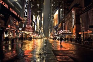 New York Manhattan 42nd Street Poster