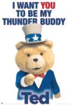 Ted Thunder Buddy Poster