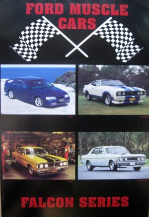 Ford Muscle Cars Poster
