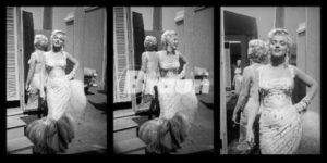 Marilyn Monroe White Beaded Dress Photographic Print