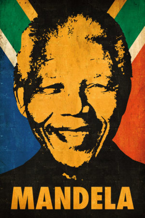Nelson Mandela Stencil Poster