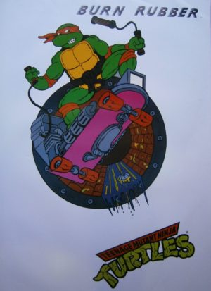 Teenage Mutant Ninja Turtles Burnin Rubber Poster