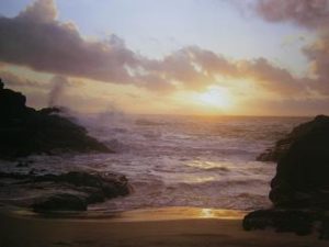 Sea Sunrise Mini Poster