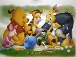 Pooh Corner Winnie-The-Pooh Picnic Mess Mini Poster