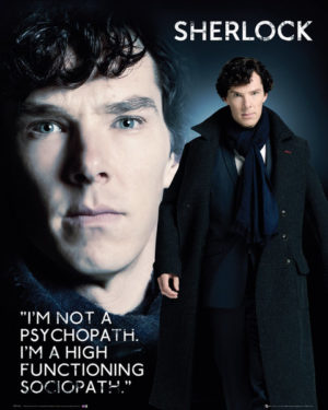 Sherlock Sociopath Mini Poster