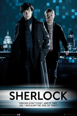 Sherlock Walking Poster