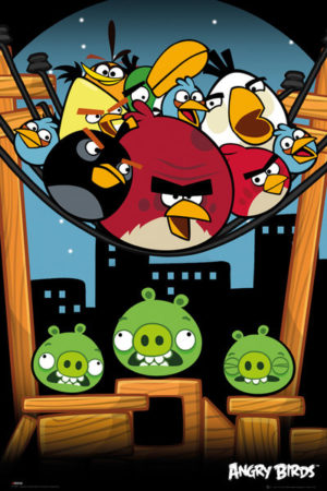 Angry Birds On a Wire