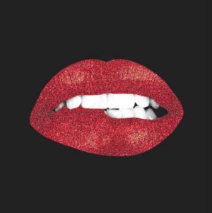 Lips (Glitter Print)