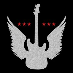 Guitar (Glitter Print)