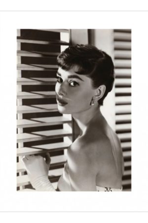 Audrey Hepburn Blinds Photographic Print