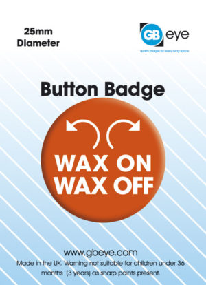 Karate Kid Wax On Wax Off Badge Single