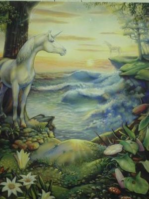 Unicorn Shore Mini Poster