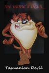 Tasmanian Devil Taz Mini Poster