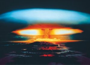 Atomic Bomb Explosion Poster