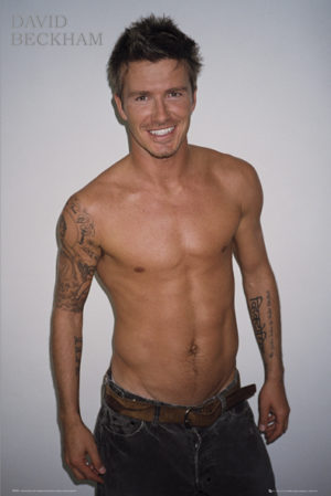 David Beckham Smile Poster
