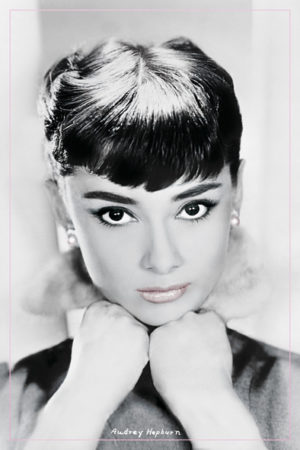 Audrey Hepburn Lips Poster