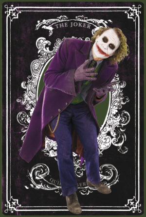DC Comics Batman The Dark Knight The Joker Card Poster