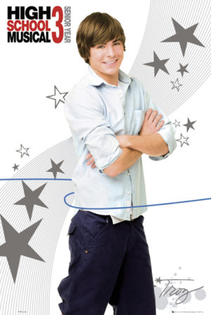 High School Musical 3 Troy Shirt Poster