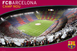 Barcelona Camp Nou Stadium Poster