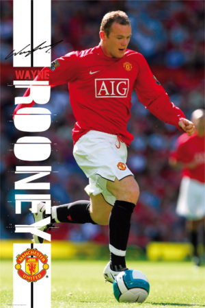 Manchester United Wayne Rooney Poster