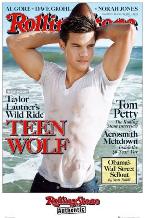 Rolling Stone Cover Taylor Lautner Poster