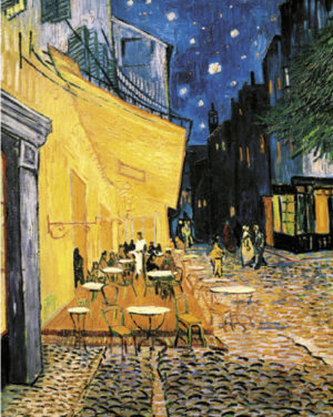 Vincent Van Gogh - Café Terrace At Night Mini Poster