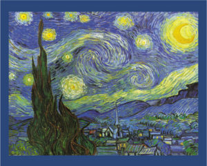 Vincent Van Gogh - Nuit Etoilee Saint Starry Starry Night Mini Poster