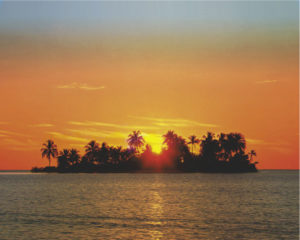 Sunny Island Mini Poster