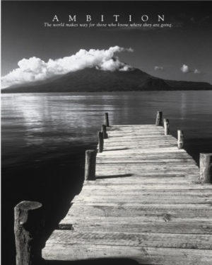 Ambition Jetty Mini Poster