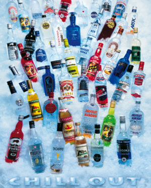Chill Out Vodka Mini Poster