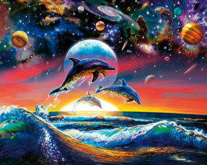 Adrian Chesterman - Dolphin Universe Mini Poster
