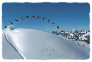 Snowboarding Inverted Cab 5 Poster