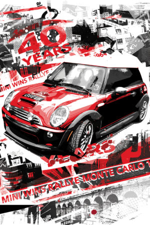 Rallye Monte Carlo Car Poster