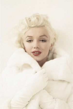 Marilyn Monroe In Mink Poster
