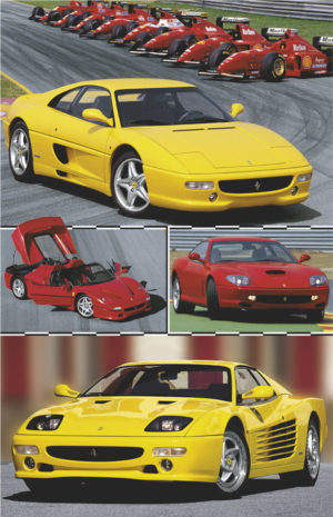 Ferrari Composite Car Poster
