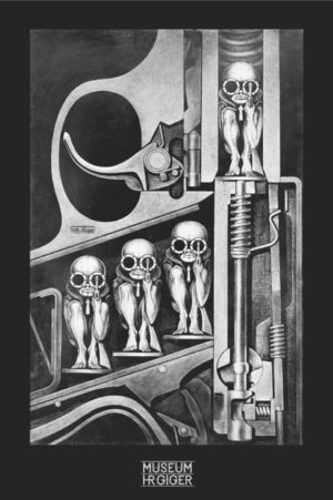 HR Giger - Birth Machine Poster
