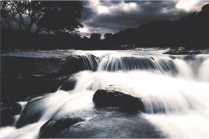Yorkshire Dales Waterfall Poster