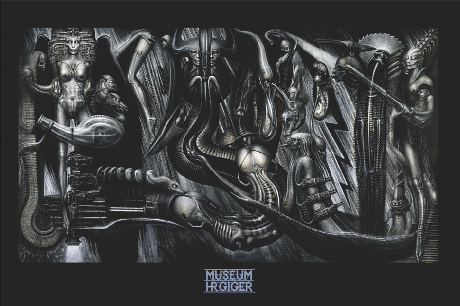 HR Giger - Anima Mia Poster (Published 2000, some wear)