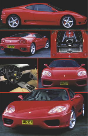Ferrari 360 Modena Car Poster