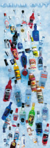 Chill Out Vodka Slim Poster