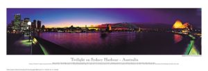 Phil Gray - Twilight on Sydney Harbour 1996 Photographic Print