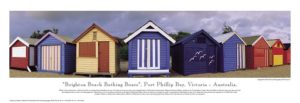 Phil Gray - Brighton Beach Bathing Houses 2000 Photographic Print