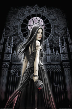 Anne Stokes - Gothic Siren Poster (Published 2006, some wear)