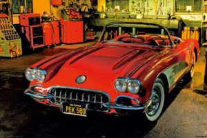 Chevrolet 1958 Car Poster
