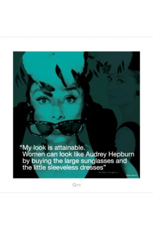 Audrey Hepburn Quote My Look Art Print