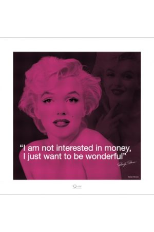 Marilyn Monroe Quote Be Wonderful Photographic Print