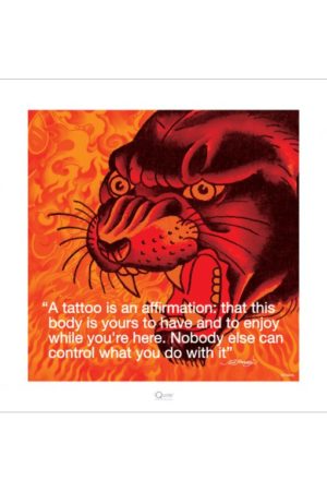Ed Hardy - Quote Tattoo Art Print