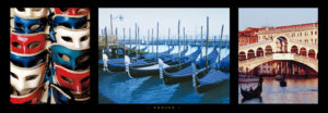 Venice Triptych Photographic Print